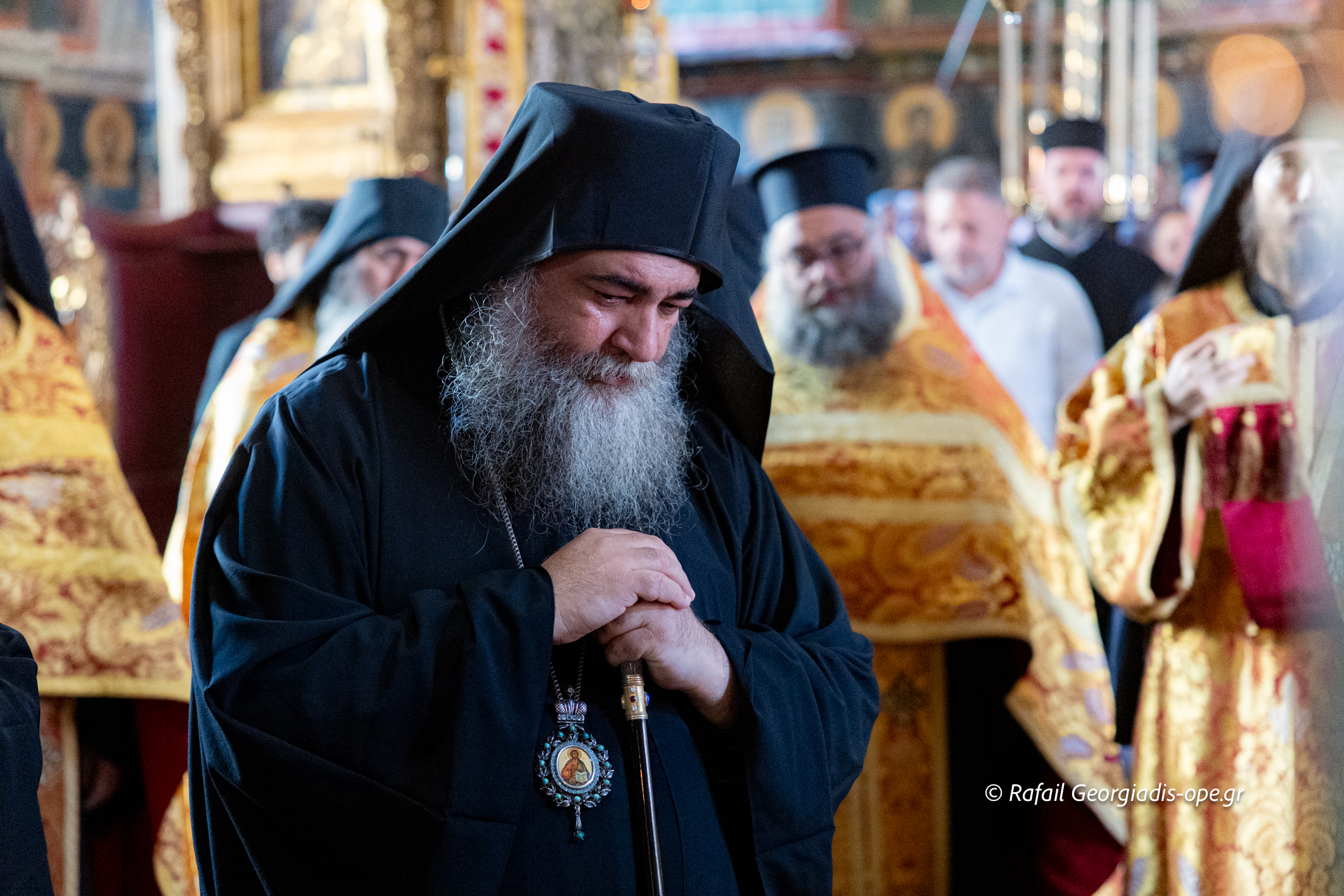 Η Μονή Βατοπαιδίου πανηγύρισε την Κοίμηση της Παναγίας - μια φωτογραφία 11
