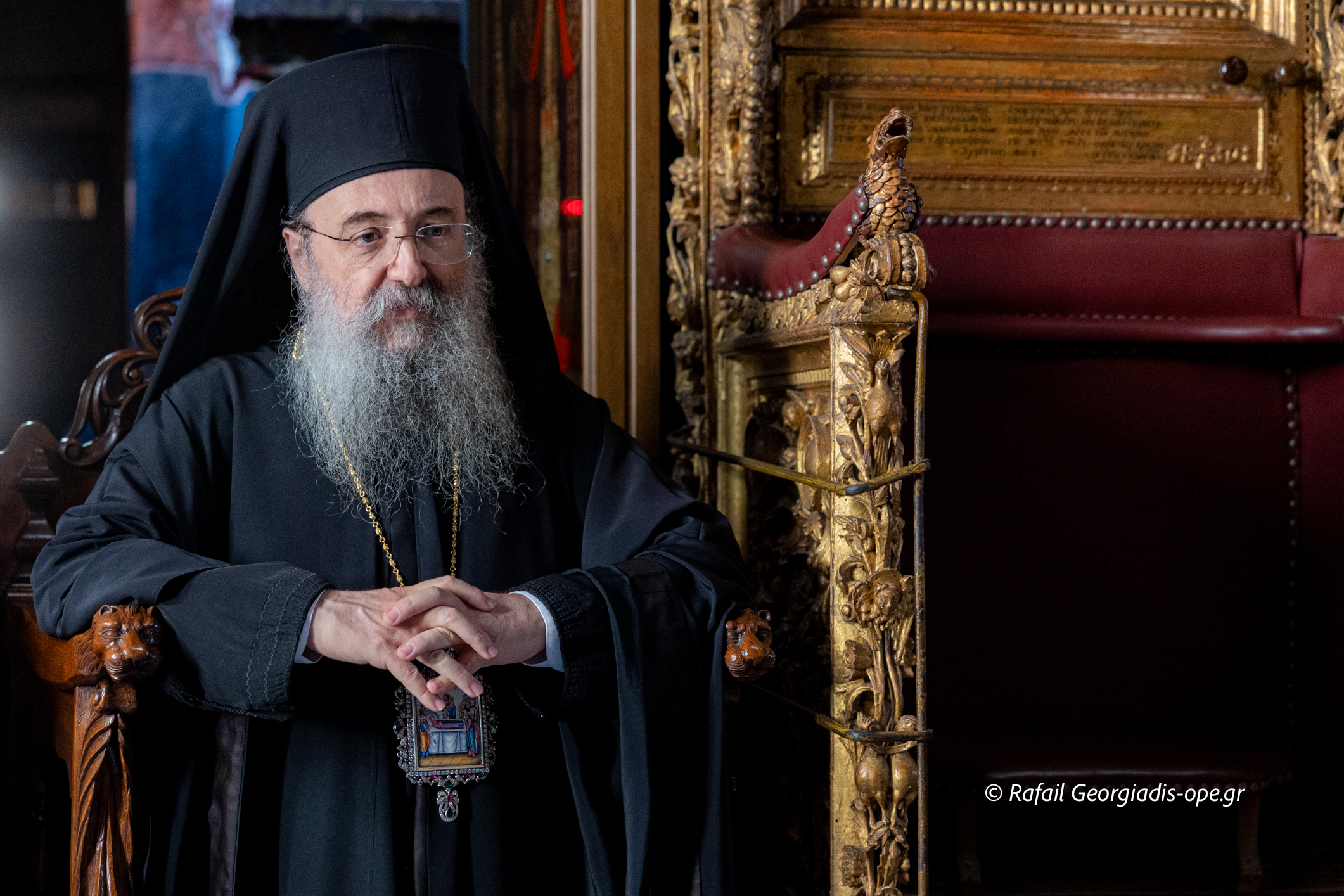Η Μονή Βατοπαιδίου πανηγύρισε την Κοίμηση της Παναγίας - μια φωτογραφία 14