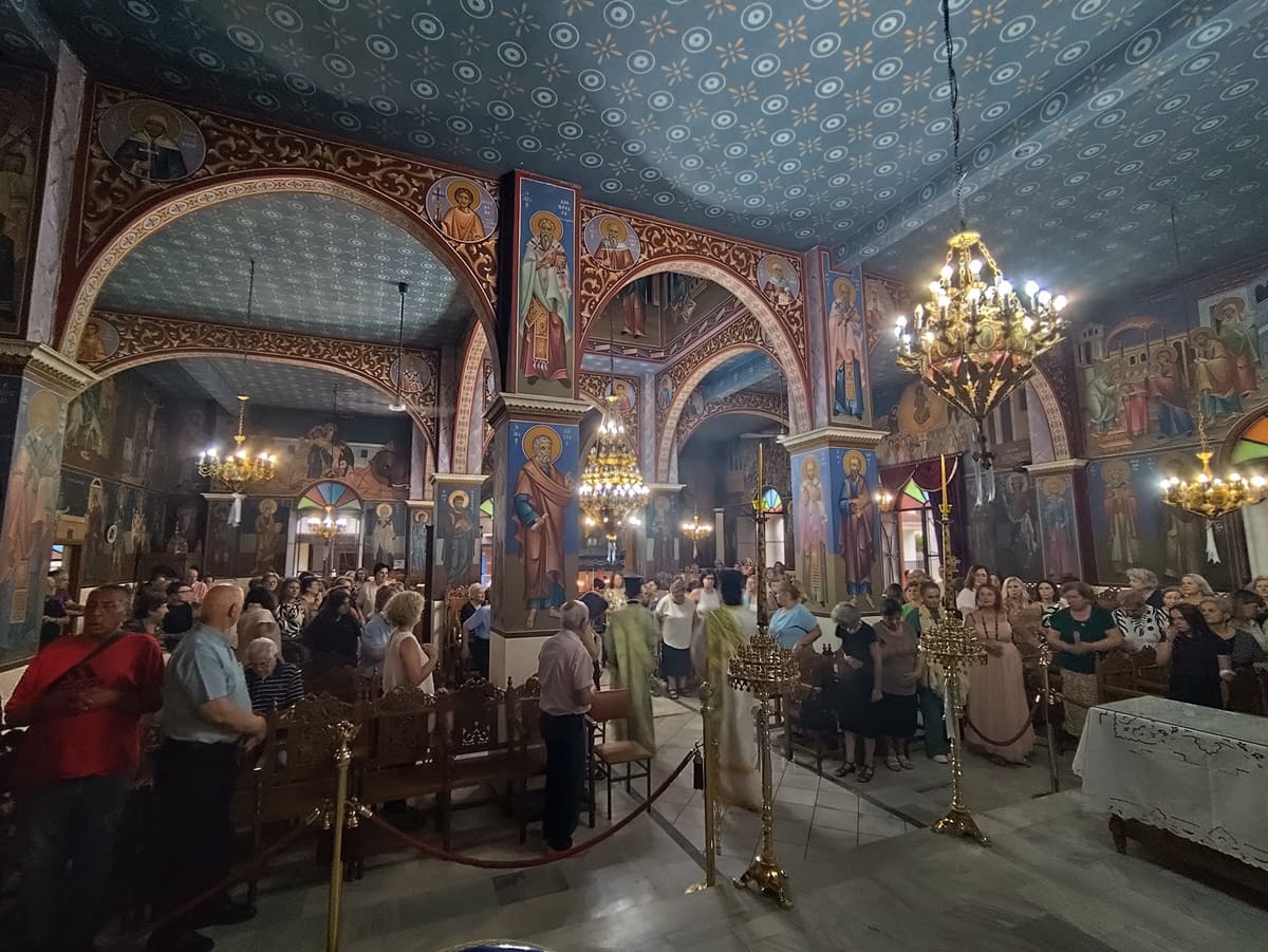 Πάνδημος Εσπερινός προς τιμήν του Αγίου Αλεξάνδρου τελέσθηκε στην Καρδίτσα - μια φωτογραφία 12