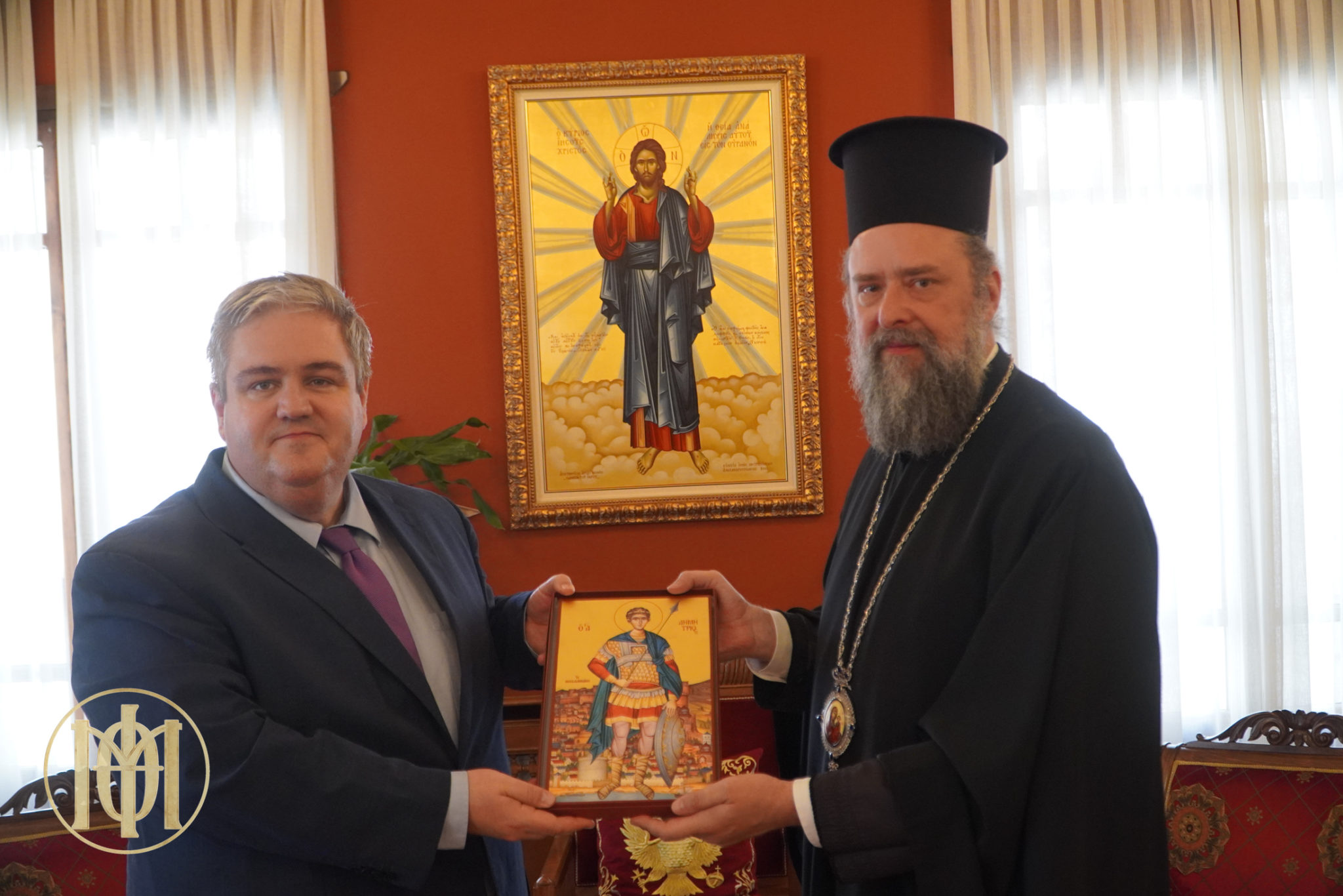 Ο Μητροπολίτης Βοστώνης Μεθόδιος επισκέφθηκε τη Μητρόπολη Θεσσαλονίκης - μια φωτογραφία 4