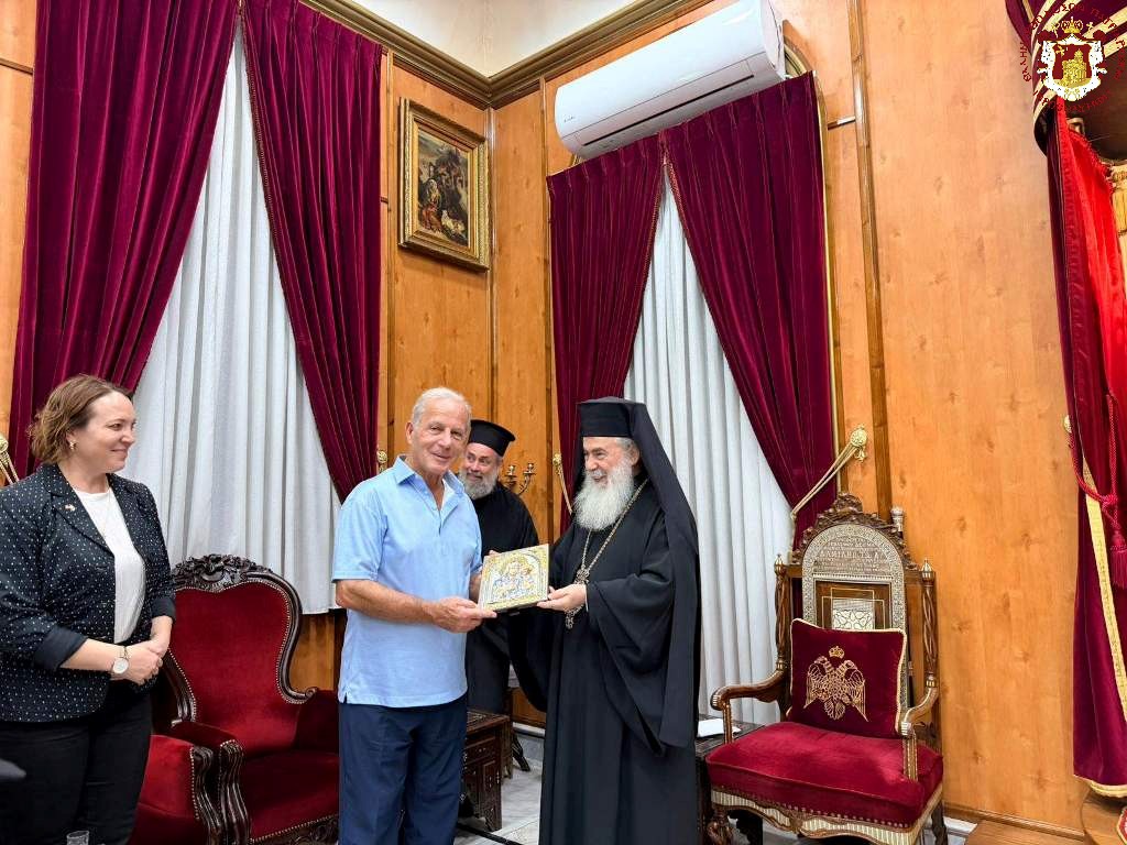 Ο Πατριάρχης Ιεροσολύμων συναντήθηκε με πρέσβη των ΗΠΑ - μια φωτογραφία 2