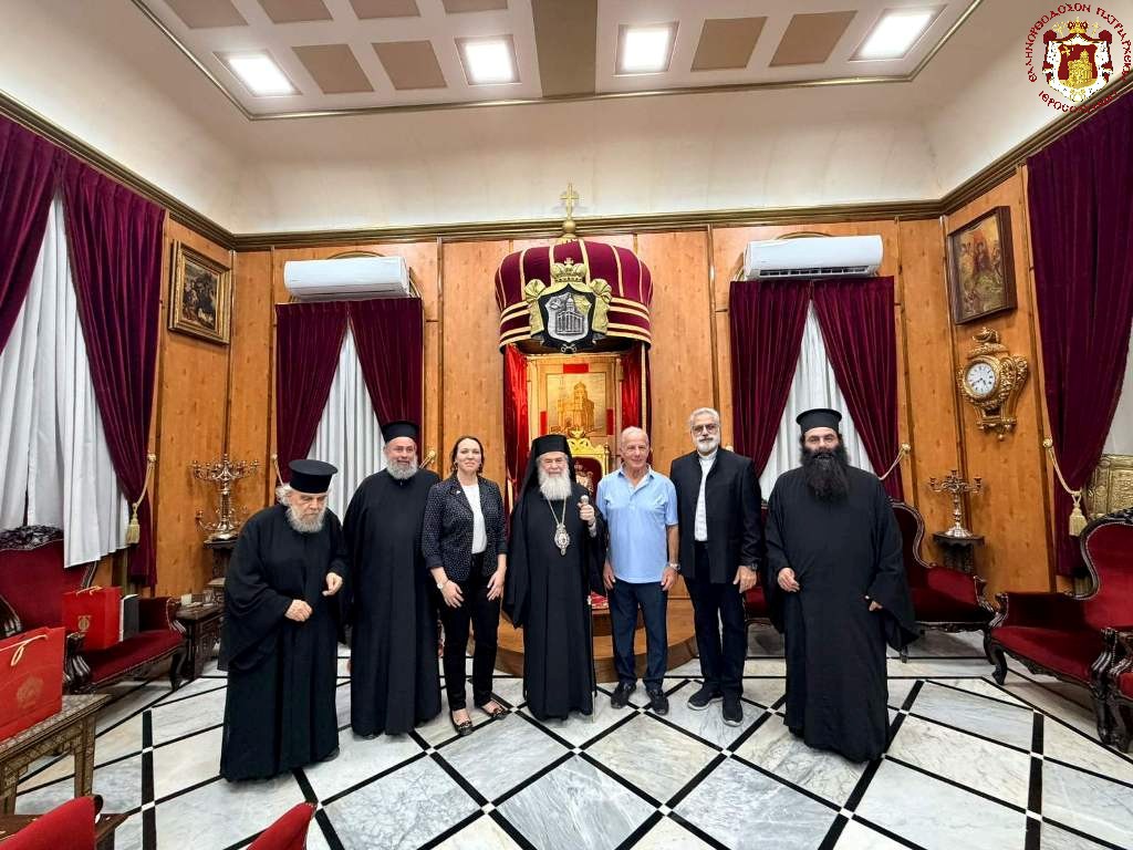 Ο Πατριάρχης Ιεροσολύμων συναντήθηκε με πρέσβη των ΗΠΑ - μια φωτογραφία 3
