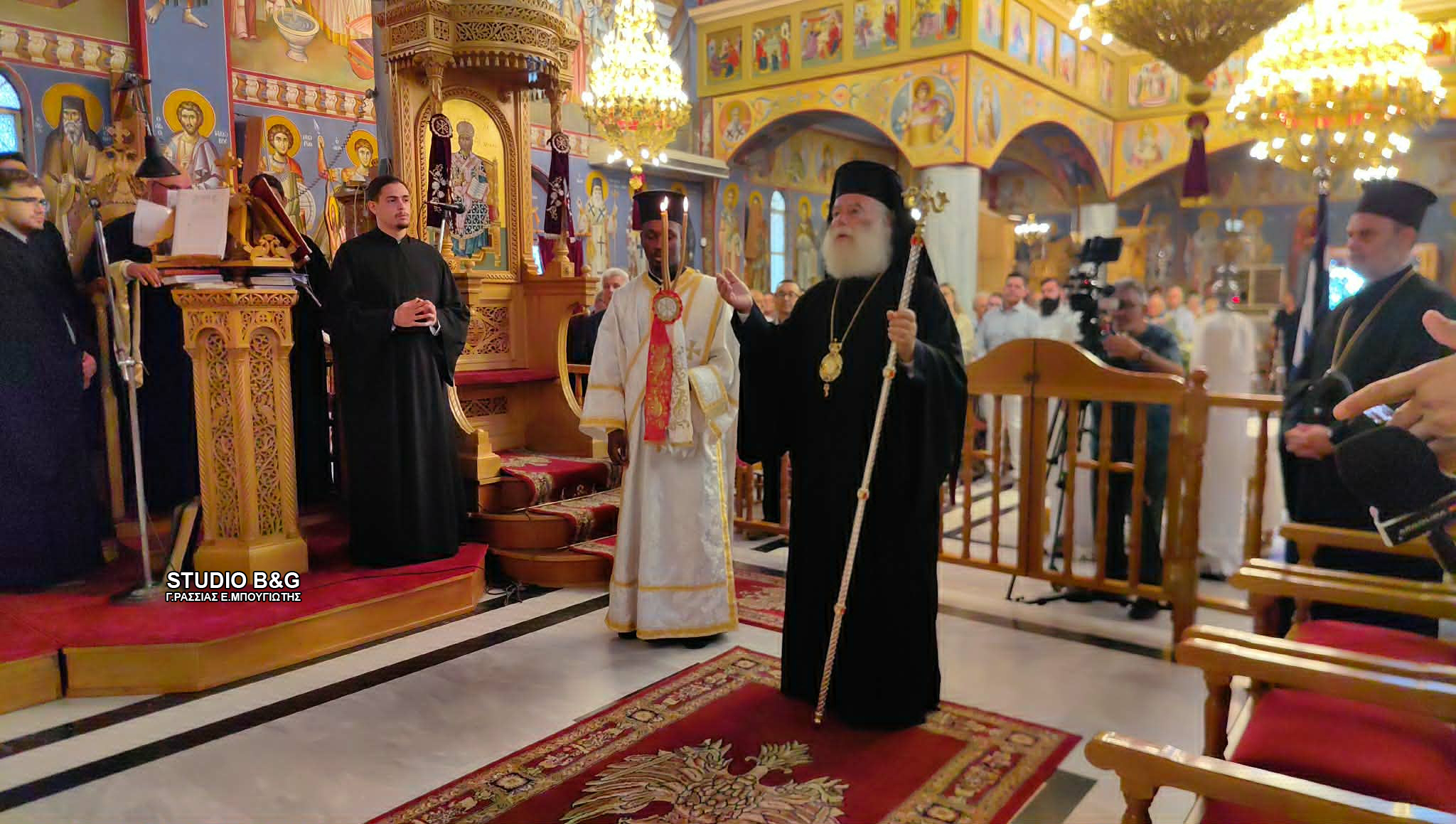 Ο Πατριάρχης Αλεξανδρείας επισκέφθηκε τη Νέα Κίο Αργολίδας - μια φωτογραφία 12