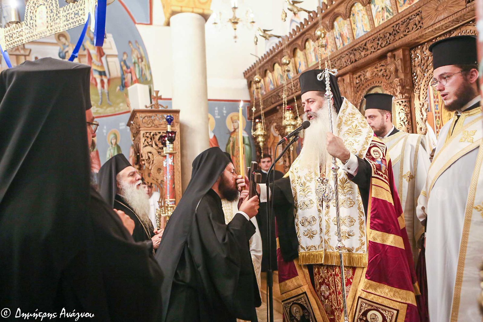 Μοναχική κουρά τελέστηκε στην Ιερά Μονή Παναγία Αντινίτσης - μια φωτογραφία 1