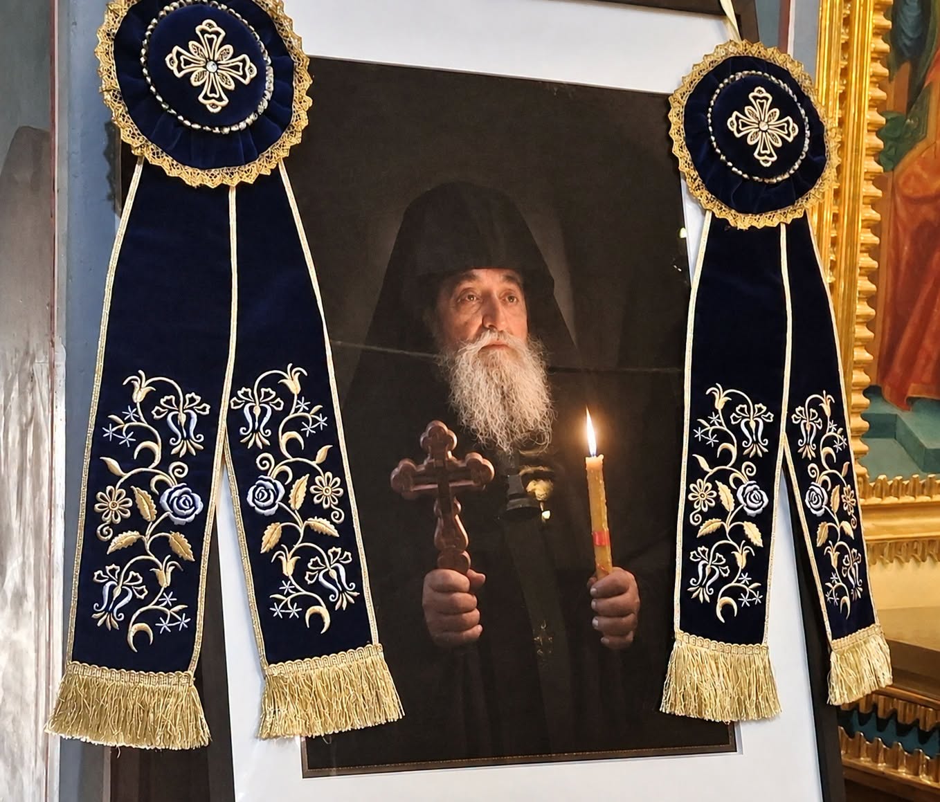 Η κηδεία του Γέροντος Χρυσοστόμου στη Μονή Αγίου Γερασίμου της Ιεριχώ - μια φωτογραφία 2