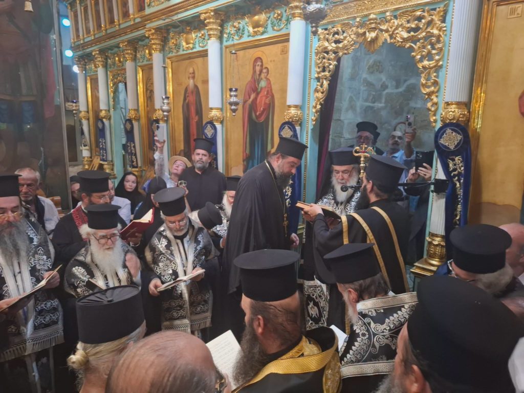 Η κηδεία του Γέροντος Χρυσοστόμου στη Μονή Αγίου Γερασίμου της Ιεριχώ - μια φωτογραφία 3