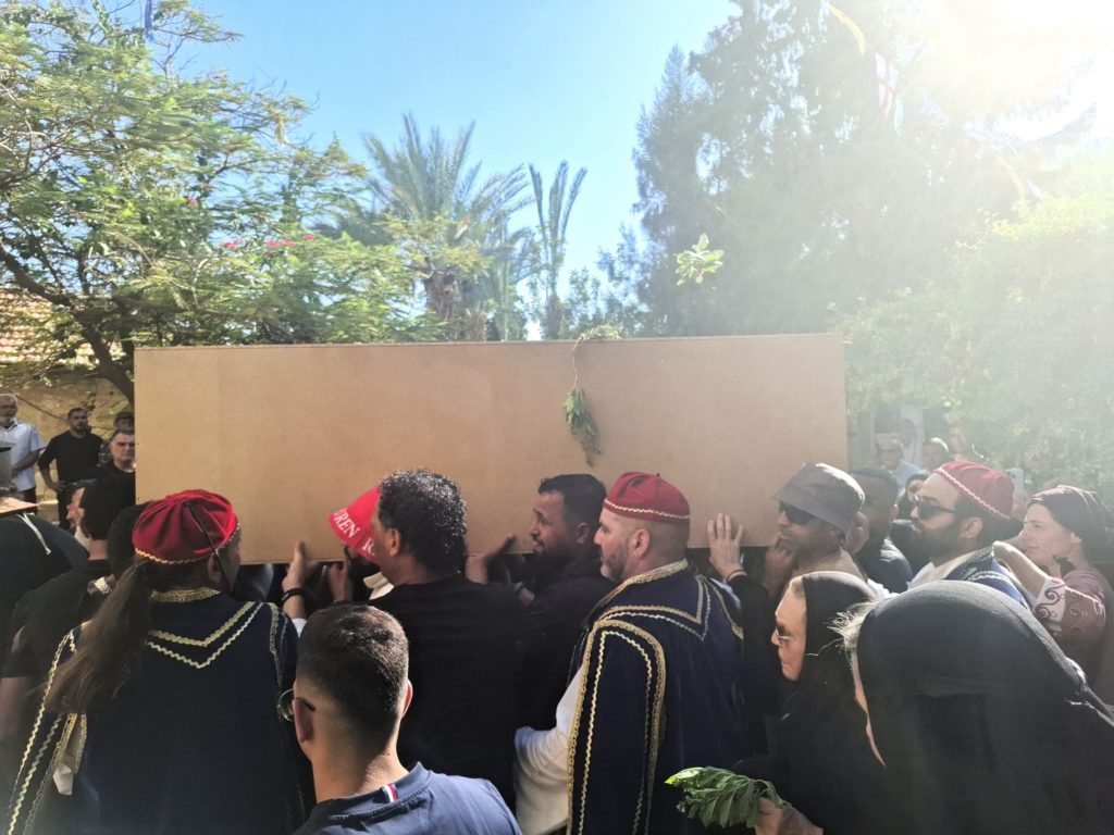 Η κηδεία του Γέροντος Χρυσοστόμου στη Μονή Αγίου Γερασίμου της Ιεριχώ - μια φωτογραφία 9