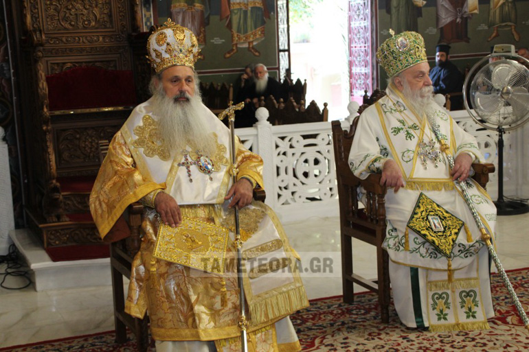 Η Καλαμπάκα τίμησε τον Πολιούχο Άγιο Βησσαρίωνα με πολυαρχιερατικό συλλείτουργο - μια φωτογραφία 1