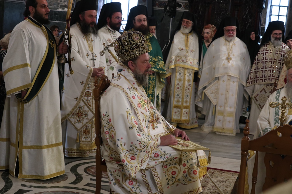 Πολυαρχιερατικό συλλείτουργο για τα ονομαστήρια του Μητροπολίτη Θεσσαλονίκης - μια φωτογραφία 6