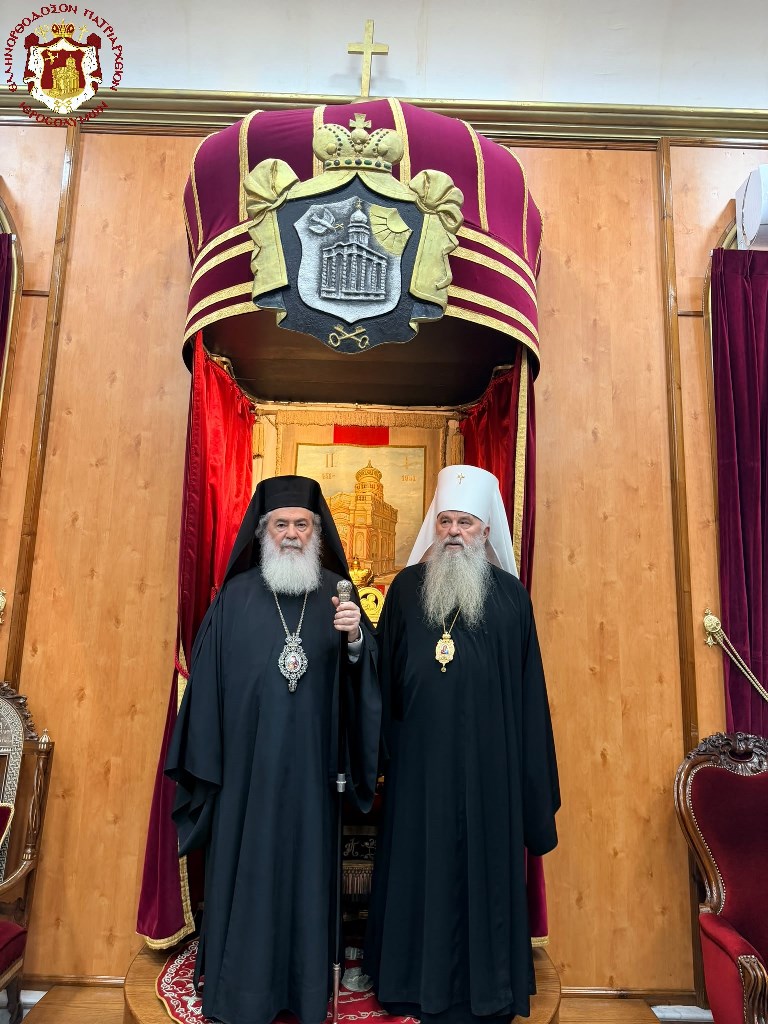 Ο Πατριάρχης Ιεροσολύμων δέχθηκε τον Δήμαρχο Λευκωσίας - μια φωτογραφία 3