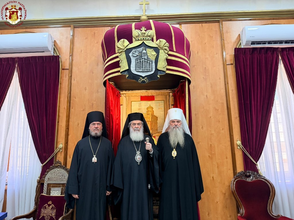 Ο Πατριάρχης Ιεροσολύμων δέχθηκε τον Δήμαρχο Λευκωσίας - μια φωτογραφία 5