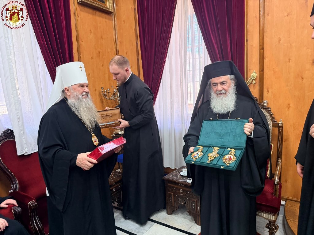 Ο Πατριάρχης Ιεροσολύμων δέχθηκε τον Δήμαρχο Λευκωσίας - μια φωτογραφία 7