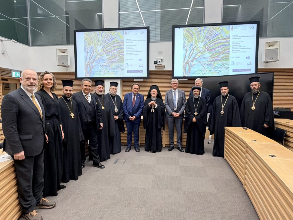 Ο Οικουμενικός Πατριάρχης μίλησε στην Οξφόρδη για τα δικαιώματα του ανθρώπου - μια φωτογραφία 6