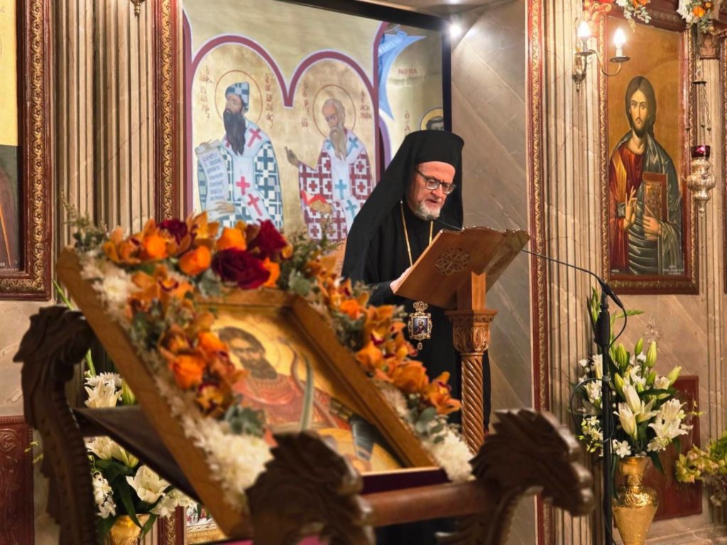 Δισαρχιερατικός Εσπερινός για τον Άγιο Ευστάθιο τελέσθηκε στη Μελβούρνη - μια φωτογραφία 2