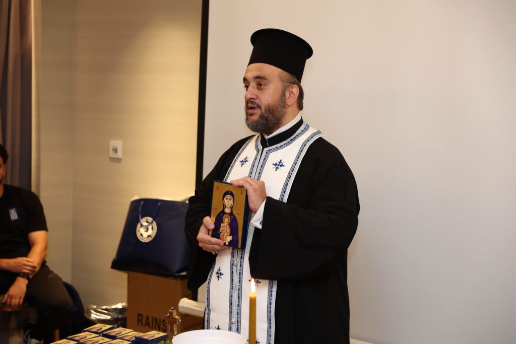 Με την ευλογία της Εκκλησίας η Εθνική Ελλάδος πριν από τη μεγάλη αναμέτρηση - μια φωτογραφία 3