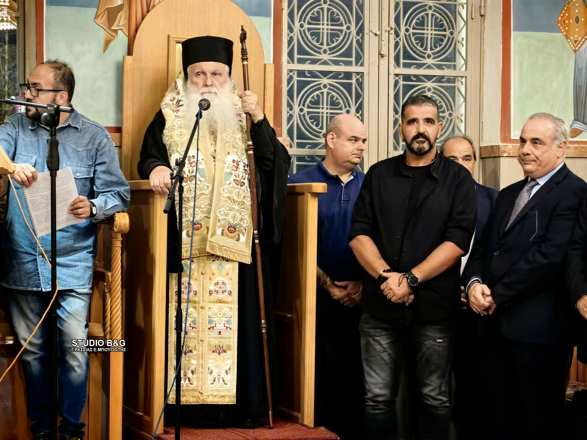 Πλήθος πιστών στον Πανηγυρικό Εσπερινό για την Παναγία Μυρτιδιώτισσα - μια φωτογραφία 4