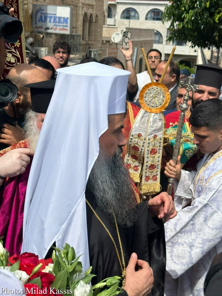 Λαμπρή υποδοχή του Πατριάρχη Βουλγαρίας στη Βηθλεέμ - μια φωτογραφία 3