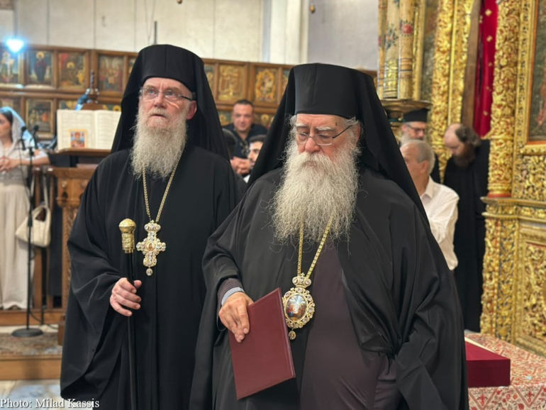 Λαμπρή υποδοχή του Πατριάρχη Βουλγαρίας στη Βηθλεέμ - μια φωτογραφία 4