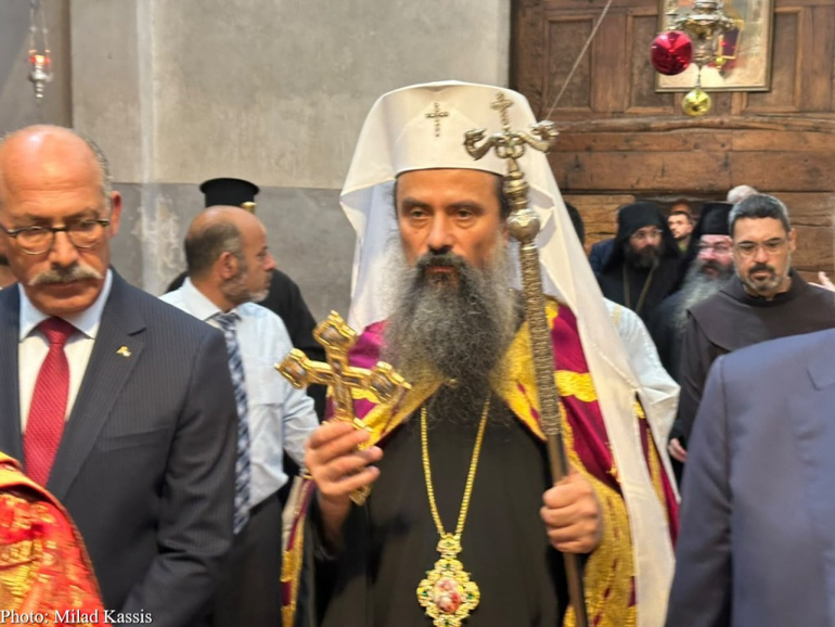 Λαμπρή υποδοχή του Πατριάρχη Βουλγαρίας στη Βηθλεέμ - μια φωτογραφία 6