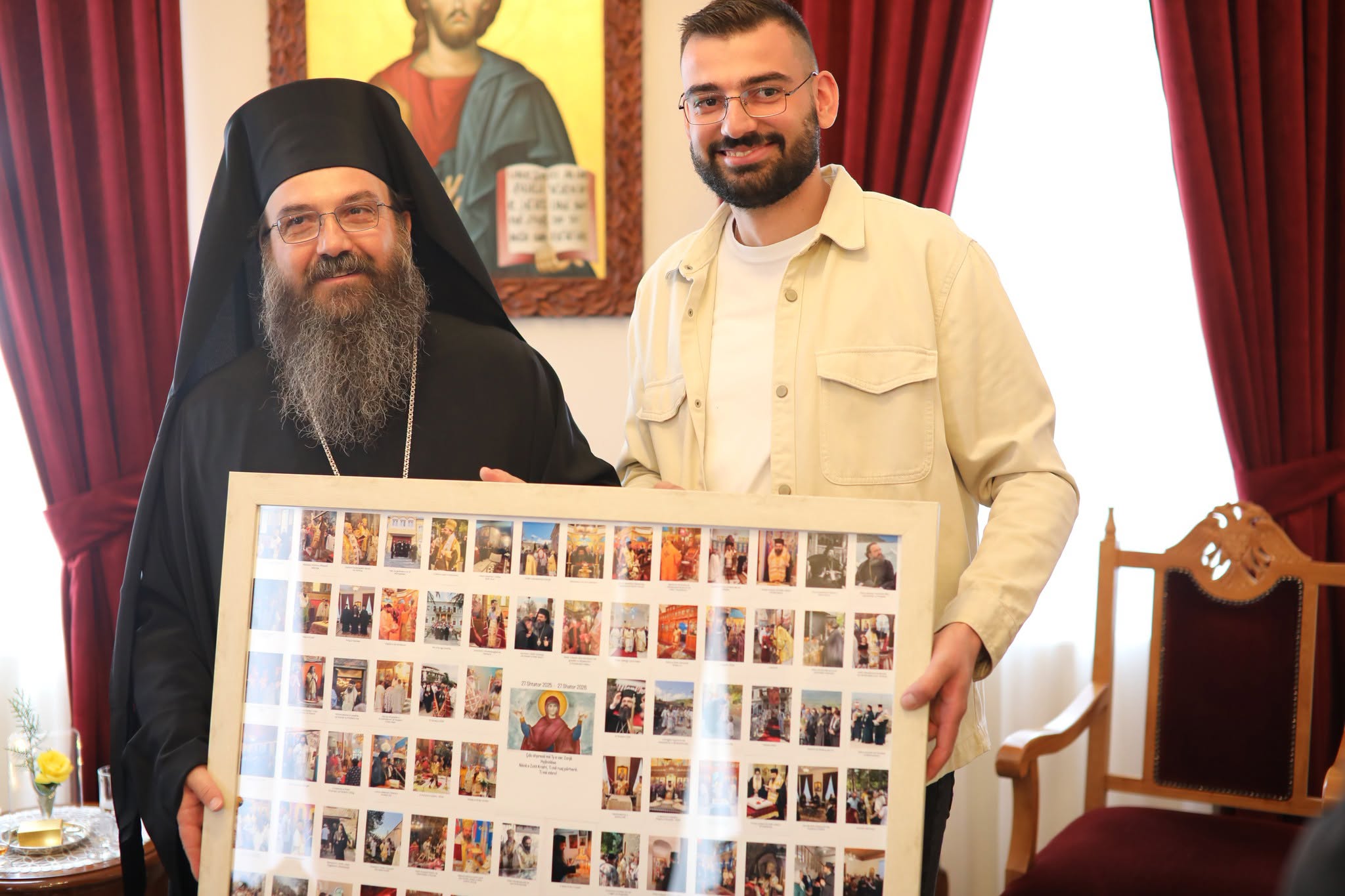 Ο Μητροπολίτη Κορυτσάς εόρτασε την επέτειο της ενθρόνισής του - μια φωτογραφία 12
