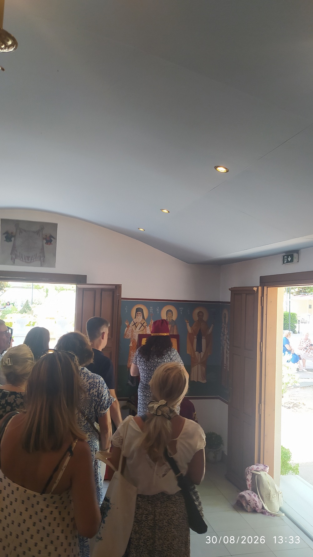 Προσκυνηματική εκδρομή της Ενωμένης Ρωμηοσύνης στην Εύβοια - μια φωτογραφία 1