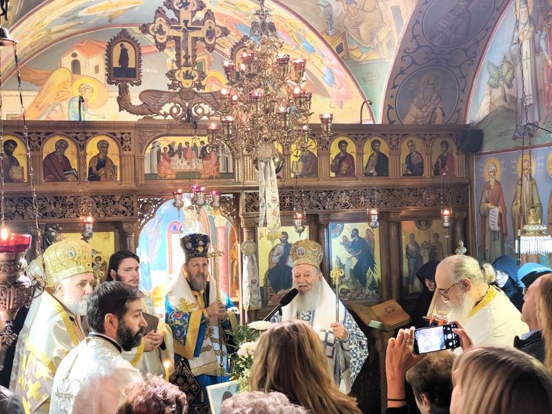 Τελέστηκε το μνημόσυνο Γερόντισσας Χρυσοβαλάντης παρουσία τεσσάρων Αρχιερέων - μια φωτογραφία 1