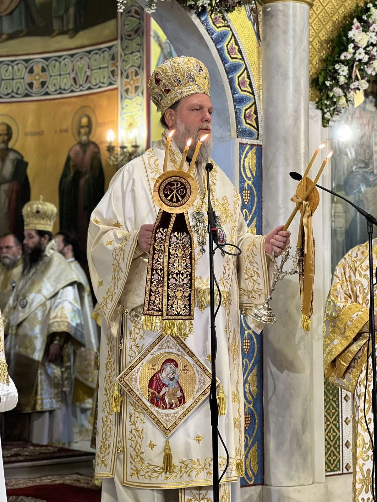 Με Πολυαρχιερατική Θεία Λειτουργία τιμήθηκε η Βουρλιώτισσα στη Νέα Φιλαδέλφεια - μια φωτογραφία 13