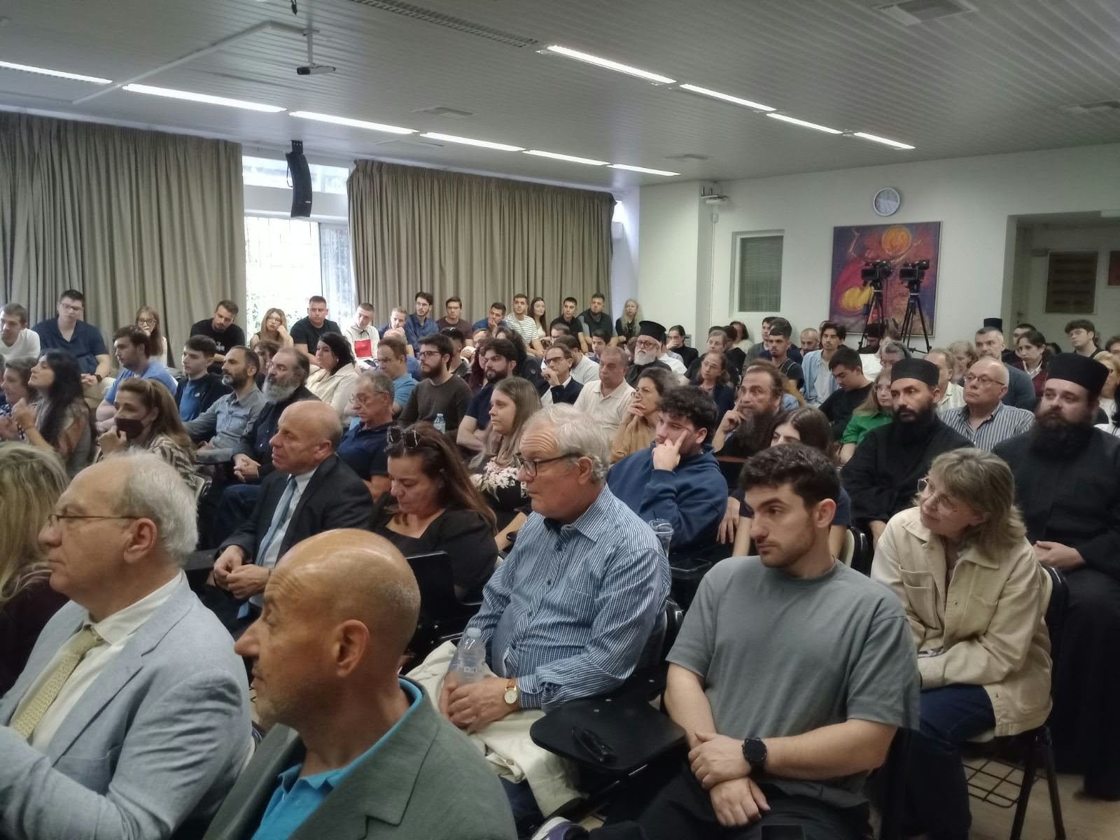 Τα «Μηνύματα της Ερήμου» μετέφερε στη Θεολογική Σχολή ο Γέροντας Εφραίμ - μια φωτογραφία 6