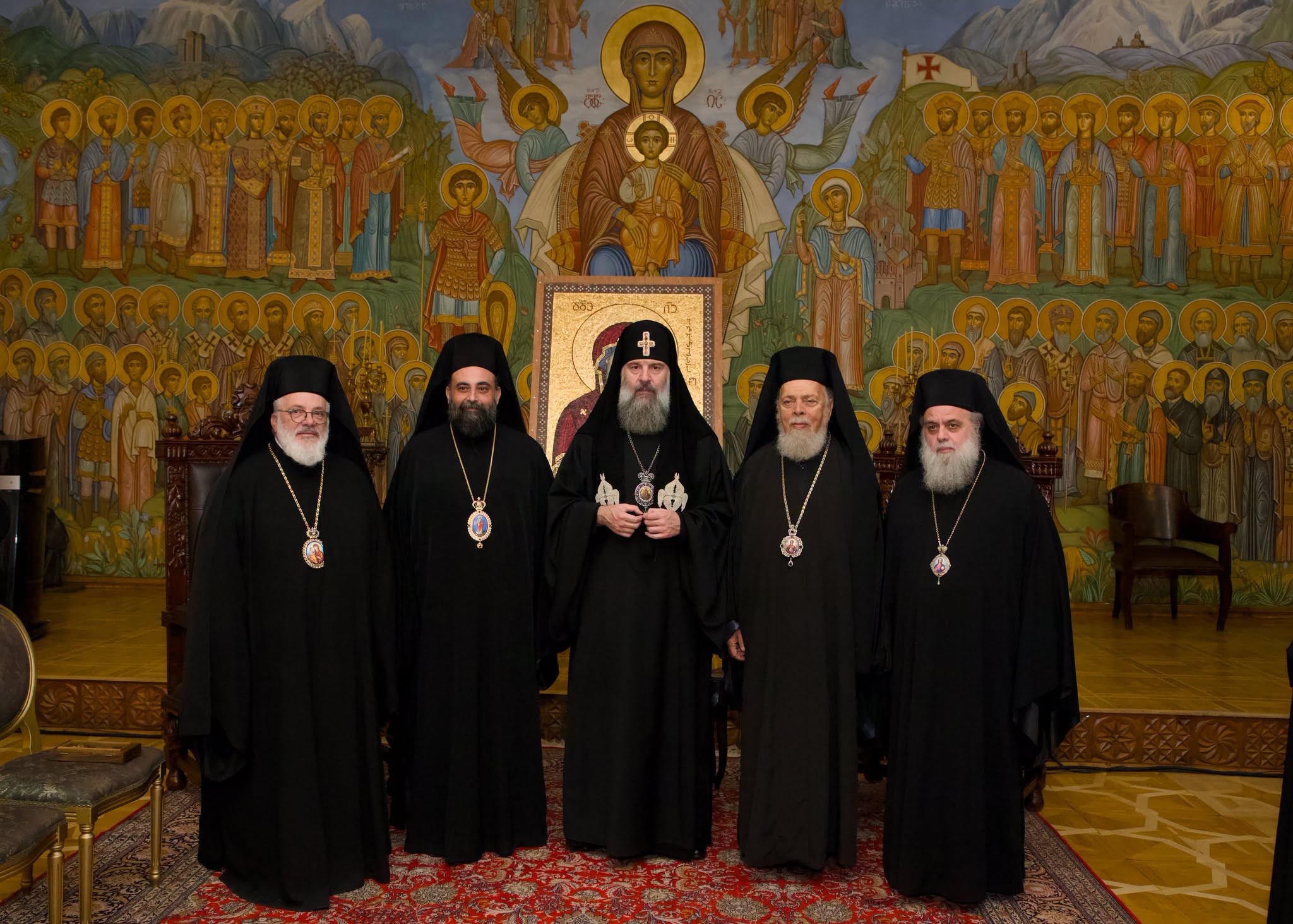 Ο Πατριάρχης Γεωργίας δέχθηκε Ορθοδόξους Ιεράρχες στην Τιφλίδα - μια φωτογραφία 5