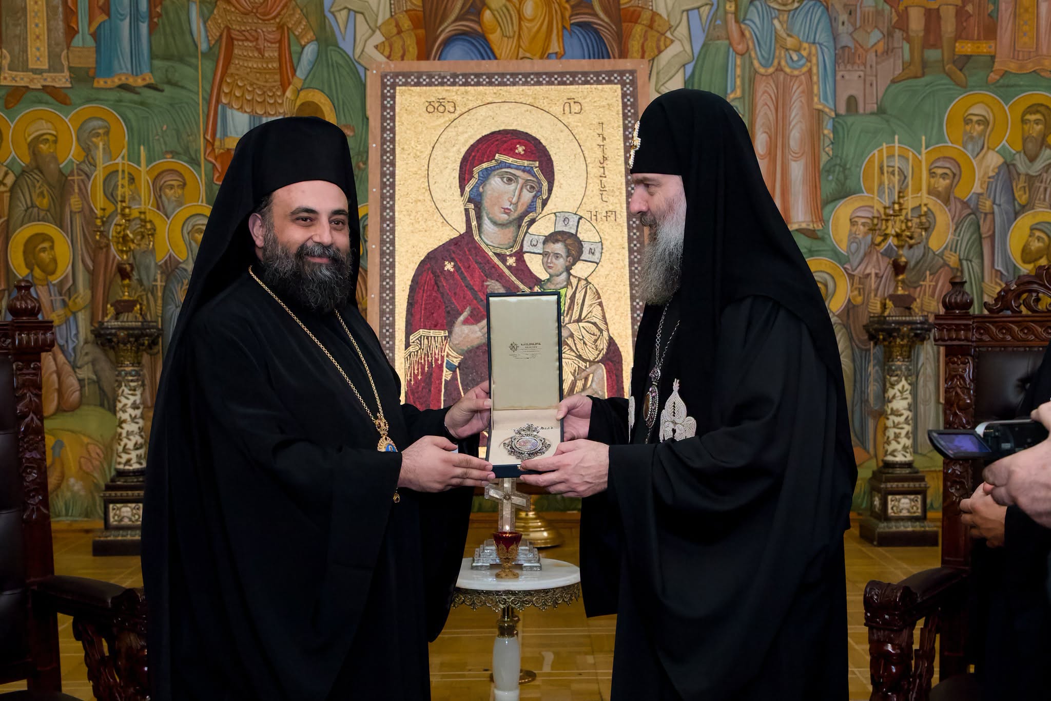 Ο Πατριάρχης Γεωργίας δέχθηκε Ορθοδόξους Ιεράρχες στην Τιφλίδα - μια φωτογραφία 11