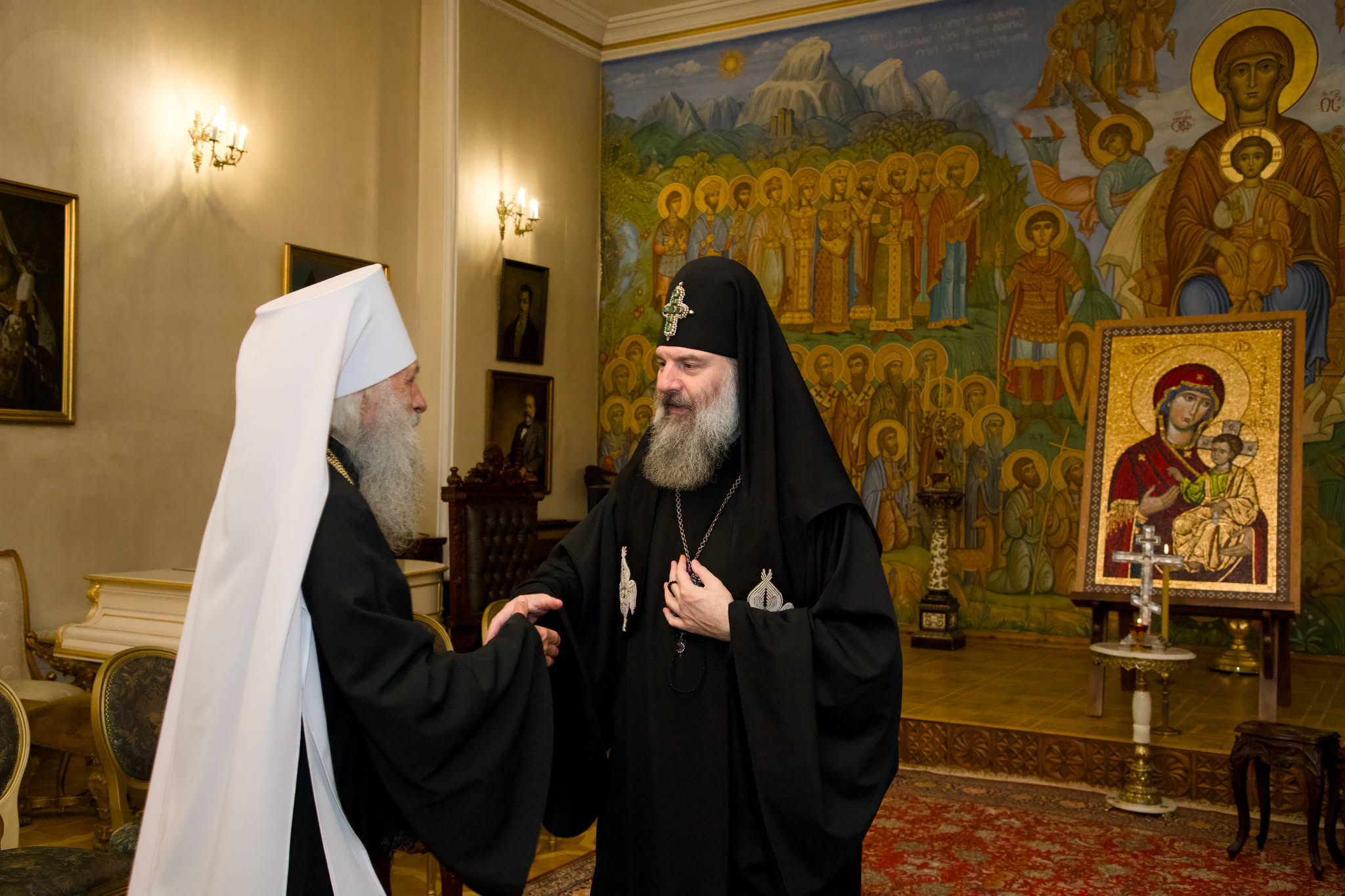Ο Πατριάρχης Γεωργίας δέχθηκε Ορθοδόξους Ιεράρχες στην Τιφλίδα - μια φωτογραφία 13