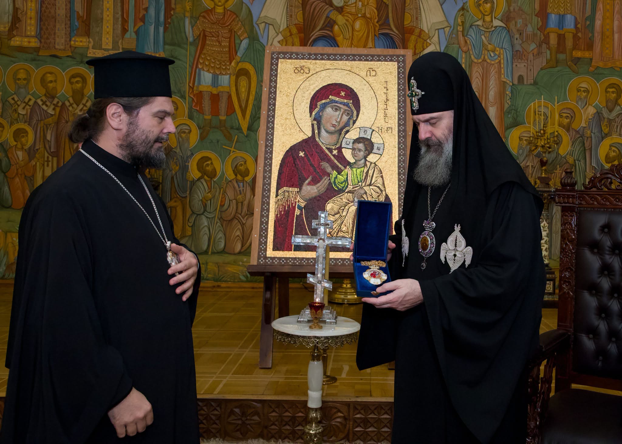 Ο Πατριάρχης Γεωργίας δέχθηκε Ορθοδόξους Ιεράρχες στην Τιφλίδα - μια φωτογραφία 17