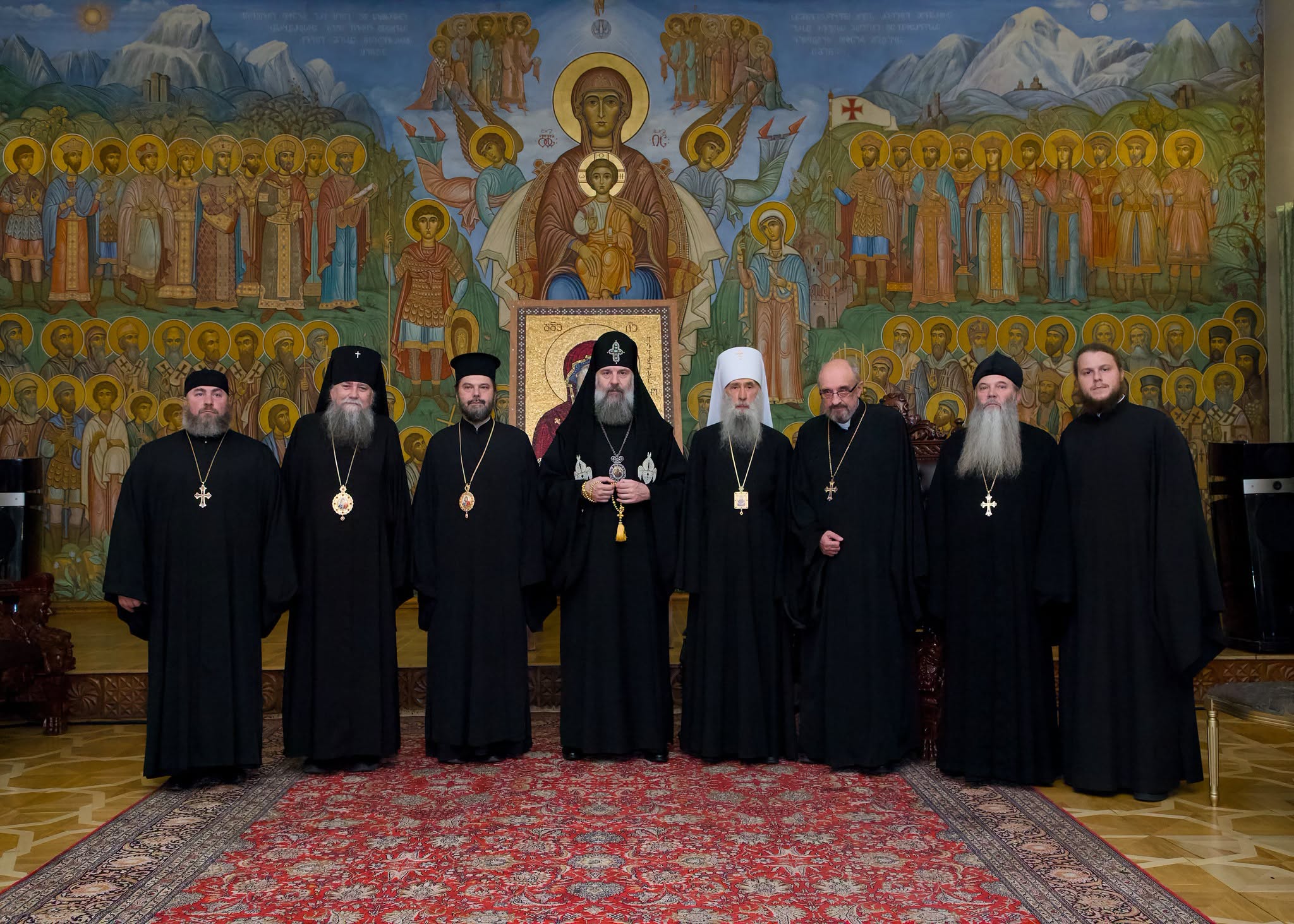 Ο Πατριάρχης Γεωργίας δέχθηκε Ορθοδόξους Ιεράρχες στην Τιφλίδα - μια φωτογραφία 19