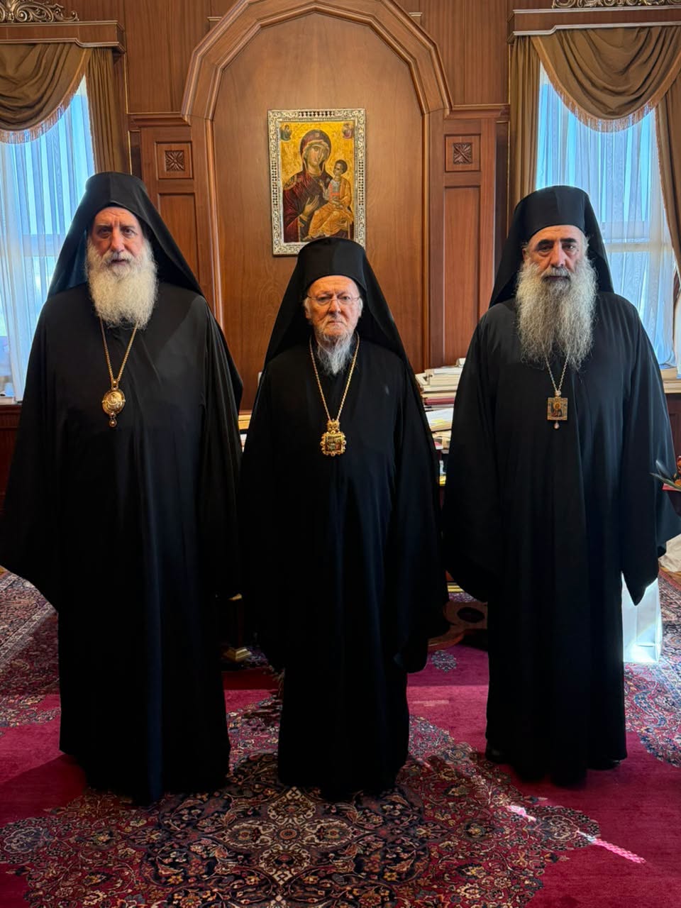 Γεωργιανή αντιπροσωπεία μετέβη στο Φανάρι για την 35η επέτειο του Πατριάρχη - μια φωτογραφία 1