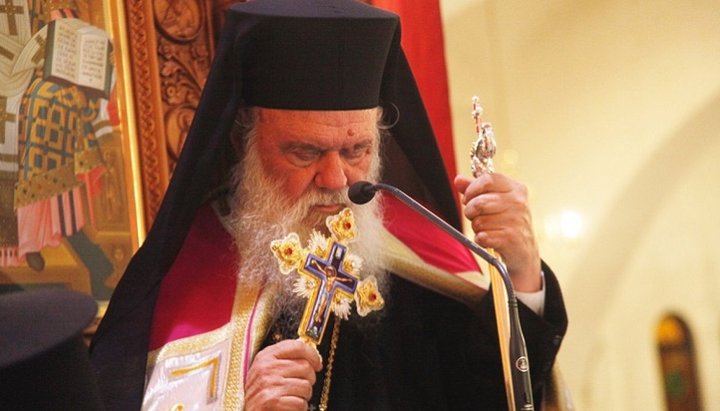 Ο Αρχιεπίσκοπος Ιερώνυμος. Φωτογραφία: ORTHODOXIA.INFO