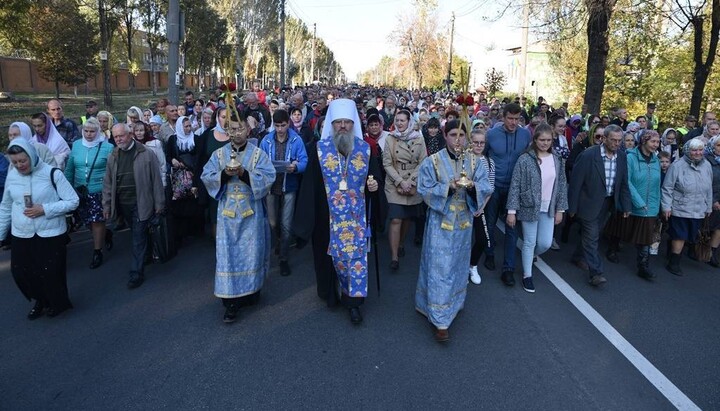 Λιτανεία στο Ζαπορόζιε. Φωτογραφία: Επισκοπή Ζαπορόζιε