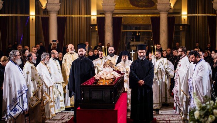 Αγρυπνία στον Καθεδρικό Ναό στα Τίρανα. Φωτογραφία: Ορθόδοξη Αυτοκέφαλη Εκκλησία της Αλβανίας