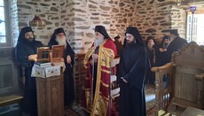 Ο Κερκύρας Νεκτάριος στο Άγιο Όρος