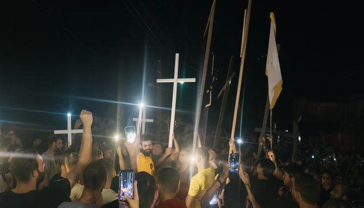 Λιτανείες στη Συρία μετά την τρομοκρατική επίθεση στον ναό του προφήτη Ηλία