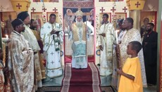 Στηv Ενορία Αγίας Βαρβάρας στην Κινσάσα ιερούργησε ο Μητροπολίτης Θεοδόσιος