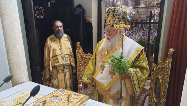 Ο Σεβ. Μητροπολίτης Κερκύρας κ. Νεκτάριος