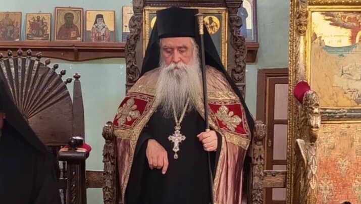 Ο Νέος Ηγούμενος της Μονής Σινά Συμεών. Φωτογραφία: orthodoxianewsagency.gr