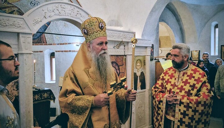 Μητροπολίτης Ιωαννίκιος. Φωτογραφία: Μητρόπολη Μαυροβουνίου και Παραθαλάσσιας.