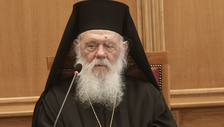 Βαρυσήμαντη ομιλία του Αρχιεπισκόπου Ιερωνύμου στην Ιεραρχία. Φωτογραφία: Romfea.gr