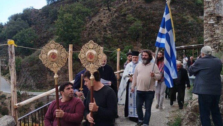 Η Επέτειος του ΟΧΙ στο Γαλλικιανό, την Ακρόπολη της Μεγάλης Ελλάδας. Φωτογραφία: romfea.gr