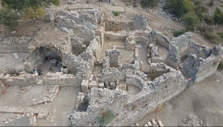 Αρχαιολογικές ανασκαφές στην αρχαία πόλη Κάουνος, που βρίσκεται στην τουρκική επαρχία Μούγλα. Φωτογραφία: πρακτορείο Anadolu