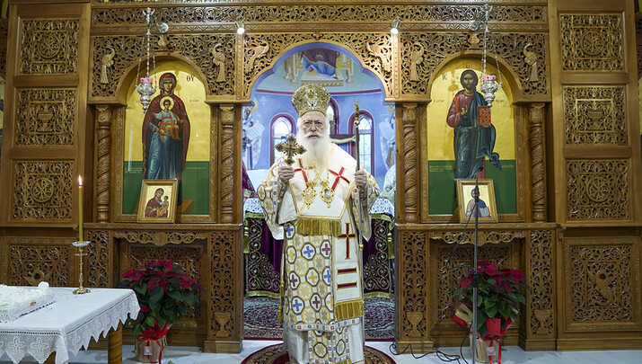 Ο Μητροπολίτης Βεροίας Παντελεήμων - Φωτογραφία: Romfea.gr