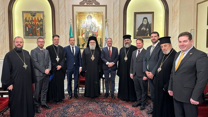 Συνάντηση Πατριάρχη Αντιοχείας με αντιπροσωπεία της Ουγγρικής Κυβέρνησης - Φωτογραφία: orthodoxtimes