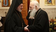 Συνάντηση του Αρχιεπισκόπου Αθηνών με τον Αρχιεπίσκοπο Αμερικής Ελπιδοφόρο