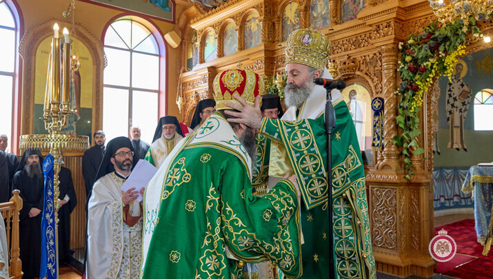 Η ενθρόνιση του Επισκόπου Καμπέρας Αθηναγόρου - Φωτογραφία: Romfea.gr